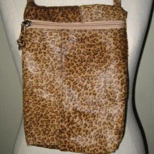 BOTTEGA VENETA Pony Fur Leopard Spotted Shoulder Bag Purse